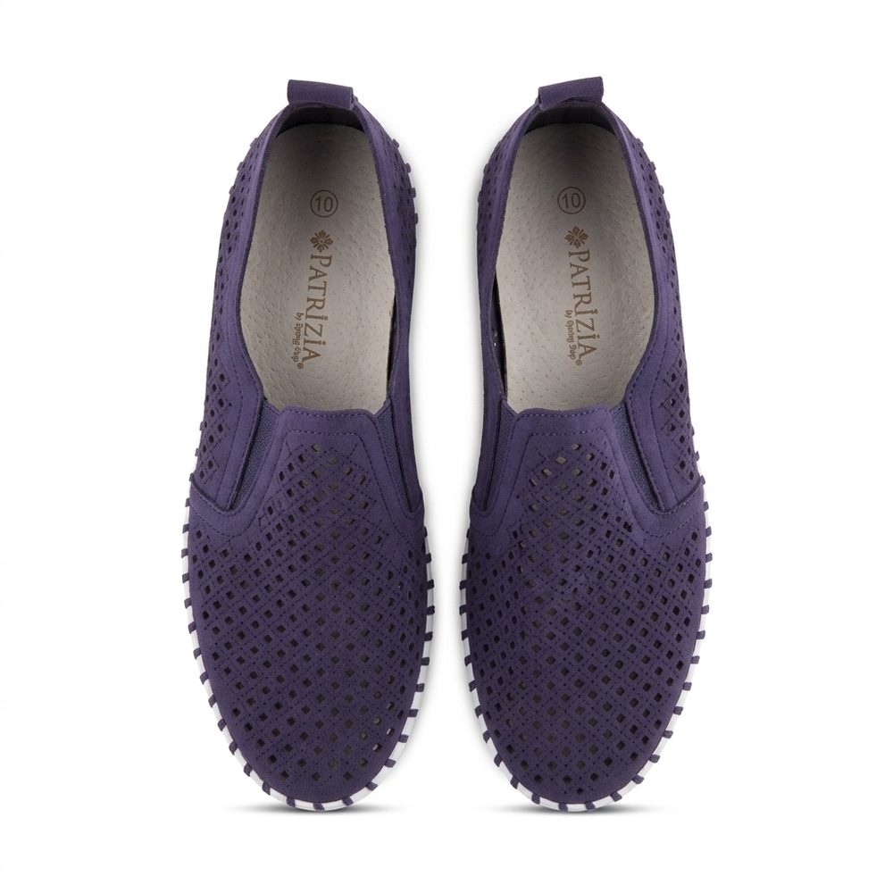PATRIZIA by Spring Step Women's Perforated Cutout Slip-On Shoes Size 10